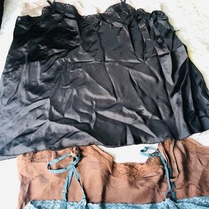 Johnny was silk slips